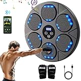 Music Boxing Machine,Musik Boxmaschine mit Boxhandschuhen,LED Wandmontiertes...