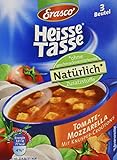 Erasco Heisse Tasse Tomaten-Mozzarella mit Croûtons, 12er Pack (12 x 450 ml...