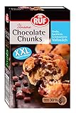RUF Chocolate Chunks Vollmilch, backfeste Milchschokoladen-Tropfen, XXL...