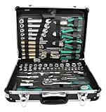 Brüder Mannesmann Werkzeuge Mannesmann 160-teiliger Werkzeugkoffer, M29078, (L...