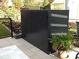 Reinkedesign Fahrradgarage/Multifunktionsbox (verz. Stahl in Anthrazit mit...