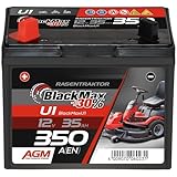 BlackMax Rasentraktor Batterie 12V 35Ah 350A (Pluspol links) - U1-9 +30%...