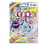 CRAZE loops BAG 100 - Loom Bänder Nachfüllpack mit 100 Gummibänder & 5...