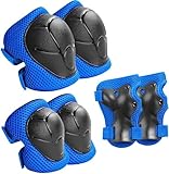 Knieschoner Kinder, 6 in 1 Schoner Inliner Kinder, Inliner Schoner Kinder,...