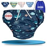 KIDVERSE Schwimmwindel Baby Badehose ab 1 bis 2 Jahre - Hautfreundliche...