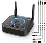 1Mii B06Pro Bluetooth 5.1 HiFi Empfänger, Kabelloser Audio Adapter mit Großer...
