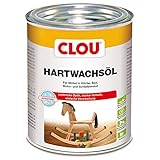CLOU Hartwachsöl antibakteriell und farblos: Pflegendes Holzöl für Möbel in...