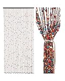 Ezcasch 90x200cm Perlenvorhang Türvorhang als Dekoration & Insektenschutz 38...