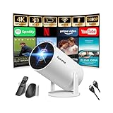 Beamer 4K Projektor Full HD 1080P【2026 Modell】 Mini Beamer mit WiFi 6 und...