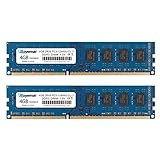 DDR3 1600 PC3-12800U 8GB Kit (2X4 GB) RAM 4GB 2Rx8 240-pin Dimm CL11 1,5V...