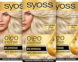 Syoss Oleo Intense Öl-Coloration 10-50 Helles Asch-Blond Stufe 3 (3 x 115 ml),...