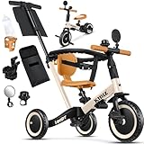 KIDIZ® 6in1 Laufrad Dreirad | Laufräder Lauffahrrad Kinderdreirad ab 1 Jahr...