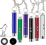 6 Stück LED Pointer Katzen Hund Spielzeug, LED Pointer Fangspiel Interaktives...