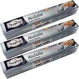 Toppits Drei Aluminiumfolien extra reißfest mit Doppel-Kraft-Waben (3 Stck. x...