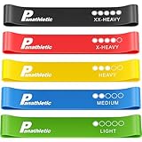 Panathletic Fitnessbänder, 5er Set – 5 Verschiedene Stärken,...