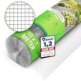 LAINFELD Drahtgitter feinmaschig | 10 x 1 Meter | Wühlmausgitter für Hochbeete...
