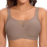 Jiuday BH Damen ohne Bügel Große Brüste Starker Halt Push Up BH ohne Buegel...
