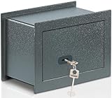 BURG-WÄCHTER Wandtresor mit Schlüssel, 4,6 l, 7,2 kg, Pure-Safe PSW 110 K,...