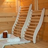HOFMEISTER® Sauna Set Rückenlehne Holz – Rückenlehne XXL und Normalgröße,...