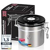 Vakuum Kaffeedose Teedose Vorratsdose - Vorratsbehälter Vakuumdose mit...
