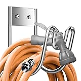 Josmimic Edelstahl Schlauchhalter Gartenschlauchhalter: Gartenschlauch Halterung...