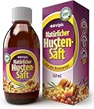 Pflanzlicher Hustensaft für Erwachsene & Kinder - Wirksamer Hustenstiller &...