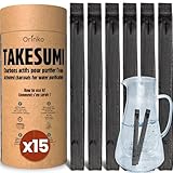 ORINKO Binchotan Bio 15x – Aktivkohle Bambus Takesumi zur Wasserreinigung –...