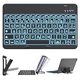 OMOTON Bluetooth Tastatur mit Großem Druck für iOS/Android/Windows, QWERTZ...