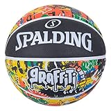 Spalding Basketball - Graffiti Series - Size 7 - Rainbow/Multicolor - Outdoor -...