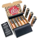 TIMBER TASTE® Grill Gewürze Geschenkset Männer | 5 erlesene BBQ Grillgewürze...