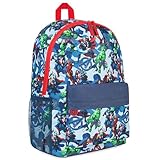 Marvel Rucksack, Schulrucksack mit gepolsterte Gurten & Mesh-Seitentaschen -...