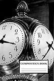 Composition Book: Watch | Time | 3D | Composition Notebook | 100 Wide Ruled...