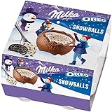 Milka Snowballs OREO 1 x 112g I Gefüllte Weihnachtsschokolade Einzelpackung I...