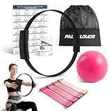 Paleclouds Pilates Ring Set, Pilates Essential Kit with Magic Circle, 4 Pilates...