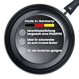 Fissler Essential Black/Aluminiumpfanne-beschichtet (28 cm) Keramik-beschichtet,...