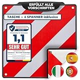 MATADORES Premium 3in1 Warntafel für Italien UND Spanien + Portugal | + Tasche...