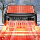 WEQNGIU Autoheizung, Tragbare Heizung fürs Auto, 12V 200W 360 ° Drehbar...