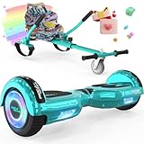 MEGA MOTION Hoverboards 6,5 Zoll mit Hoverkart für Kinder und...