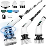 FYDEE Elektrische Reinigungsbürste, Putzbürste Elektrisch mit 7...