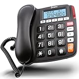 Olympia Großtastentelefon 4520 | Seniorentelefon Festnetz | mit extragroße...