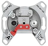 Axing BSD 967-14X Multimedia-Durchgangsdose 14 dB 5-1800 MHz Kabelfernsehen TV...