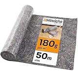 Hinrichs Malervlies 50m x 1m Rolle 180g/m² - Durchsickerungsschutz für...