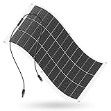 ECO-WORTHY 130W 12V Solarpanel Flexibel Monokristallines Solarpanel, Solarmodul...
