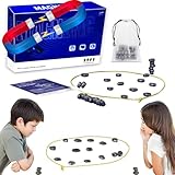 HOKYYCC Magnetspiel,Tragbares Magnetisches Schachspiel,Puzzle Checkers...