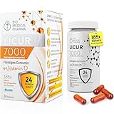 Kurkuma Kapseln mit Vitamin D3 – 185x Höhere Bioverfügbarkeit –...