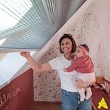 Avosdim Fliegengitter für Dachfenster, zuschneidbar, Höhe und Breite (B1200 x...