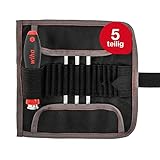 Wiha Schraubendreher mit Wechselklinge Kombiklingen-Satz SYSTEM 4 in Rolltasche...