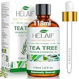 HELAIF Teebaumöl Ätherisches Öl 100% Naturrein 118mL Tea Tree Oil aus...