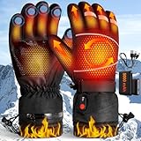 LanBlu Beheizbare Handschuhe Damen Herren mit 3 Heizstufen, 2*5000mAh Motorrad...