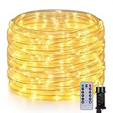 OxyLED LED Lichterschlauch Außen 20m 300 LEDs - Lichterschlauch Aussen IP44...